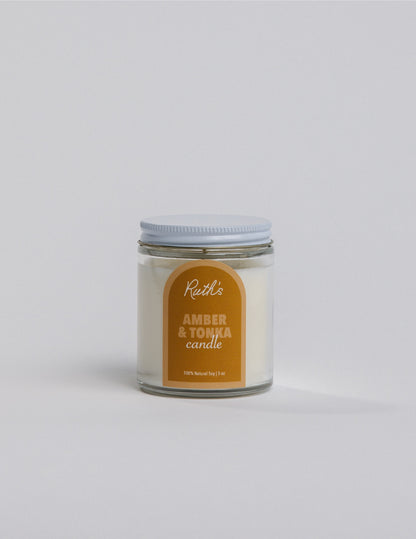 Amber & Tonka Candle Jar