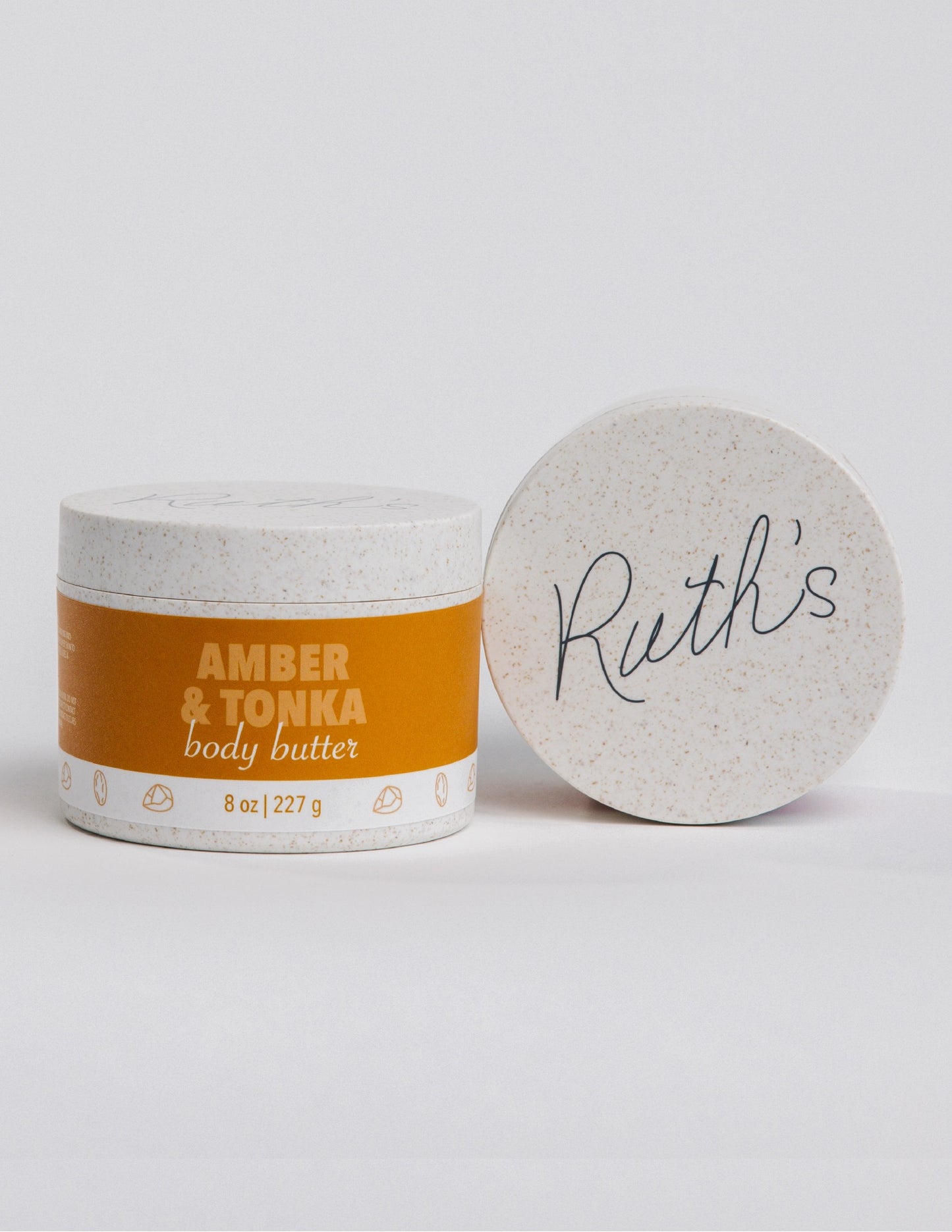 Amber & Tonka Body Butter with lid