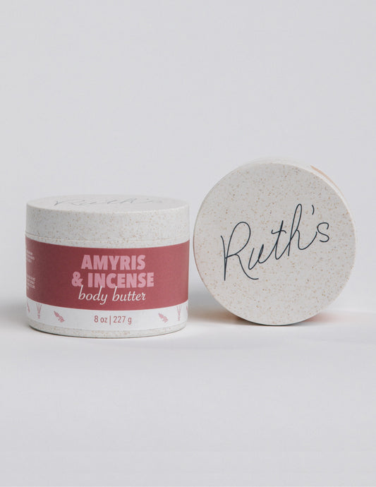 Amyris & Incense Body Butter with lid