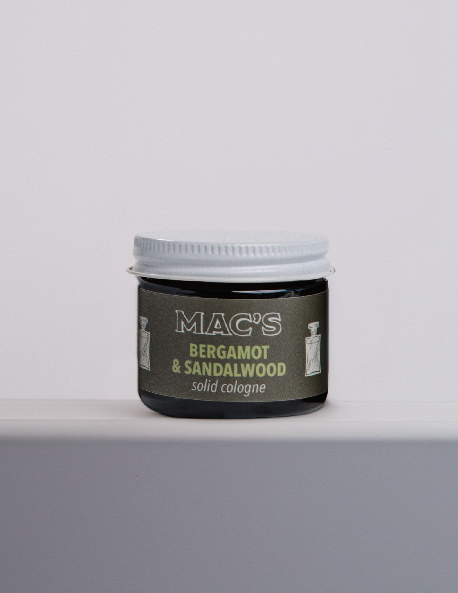 Bergamot & Sandalwood Solid Cologne