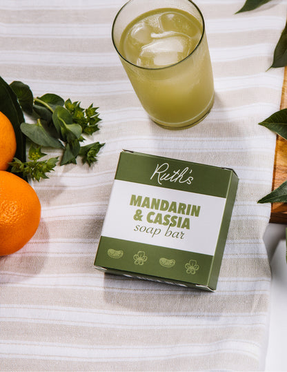 Mandarin & Cassia Soap Lifestyle Photo