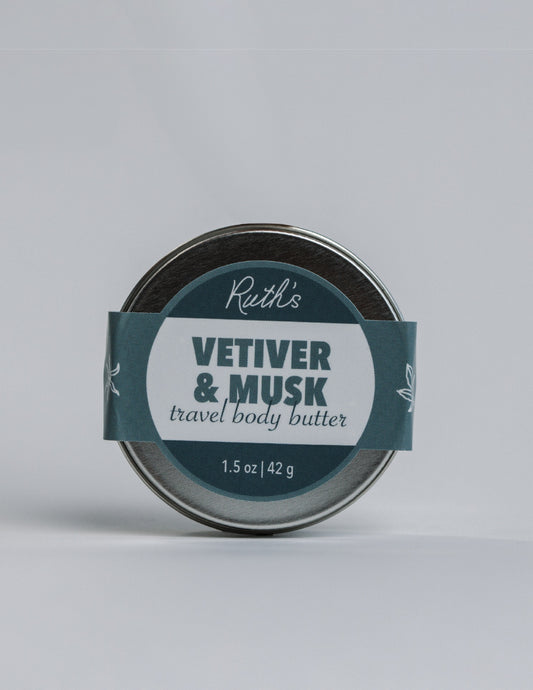Vetiver & Musk Travel Body Butter