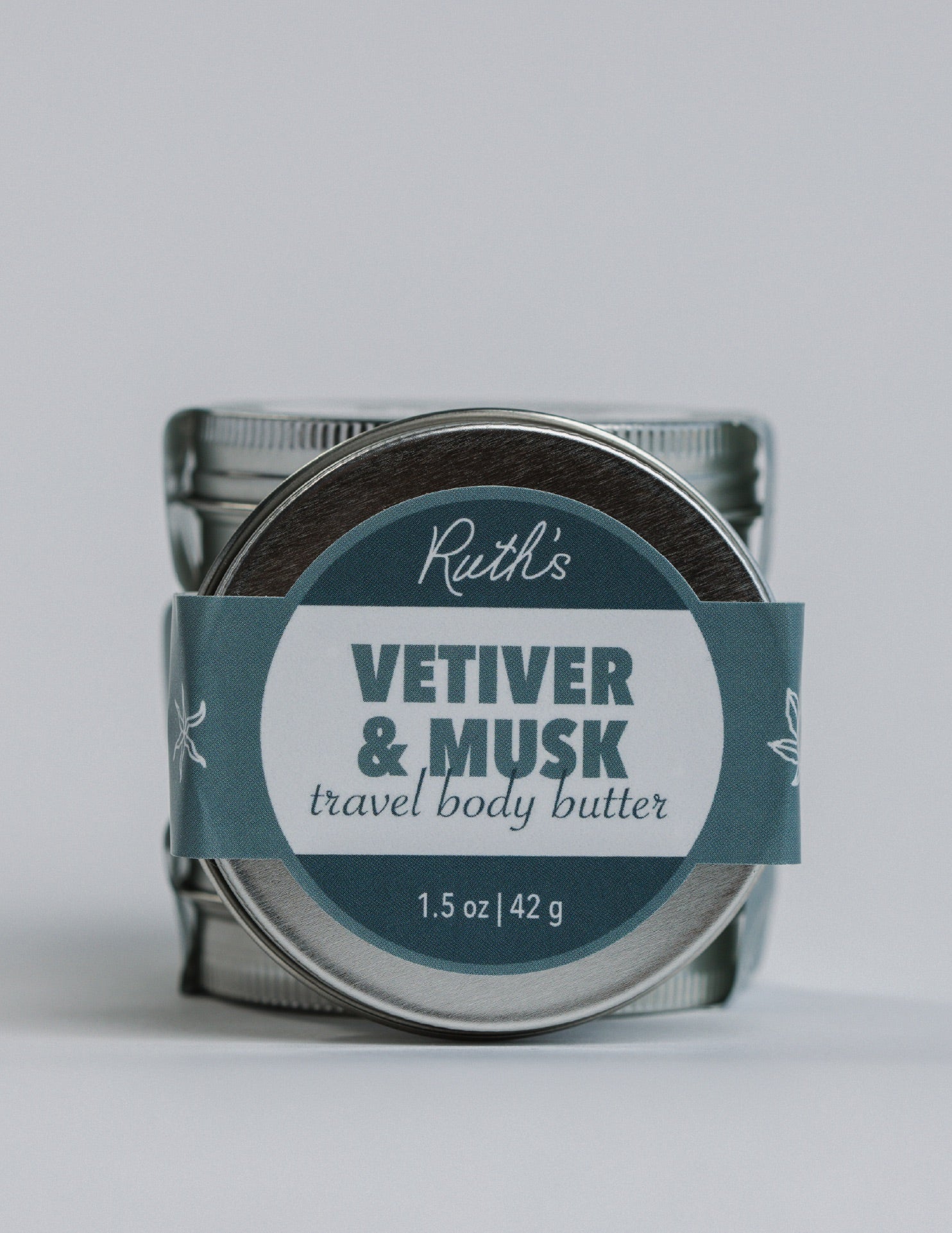 Vetiver & Musk Travel Body Butter stacked